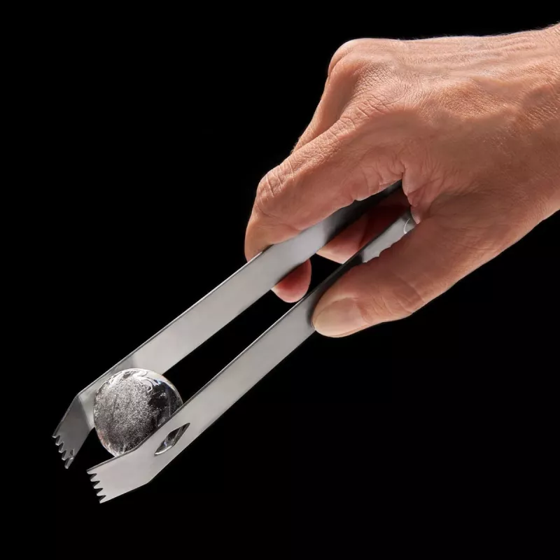 Lurch ijsblokjestang rookgrijs 18 cm siliconen uiteinden 240789