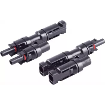 S CONN MAXIMUM CONNECTIVITY PV4 T-adapter set, 2/1, IP68, 1.5kV, zwart (02-21012)
