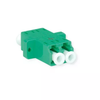 Telegärtner J08071A0021 LC/APC single-mode glasvezelstekkerverbinder, groen