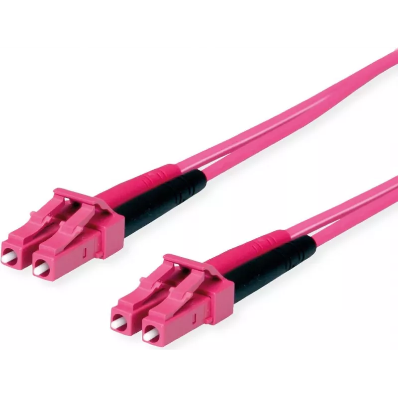 Telegärtner glasvezelpatchkabel LC naar LC multimode OM4, 50/125 µm, 3 m