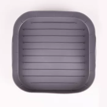 LURCH 2-delige siliconen bakvormenset voor heteluchtfriteuse 17 x 17 cm 00070205