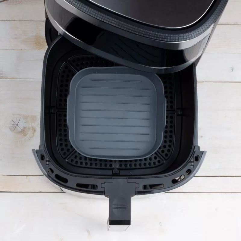 LURCH 2-delige siliconen bakvormenset voor heteluchtfriteuse 17 x 17 cm 00070205
