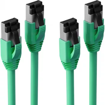 S CONN maximum connectivity BASIC-S Cat. 8.1 F/FTP PIMF LSZH groene patchkabel 1,0m, 2-pack SC08-41023-2