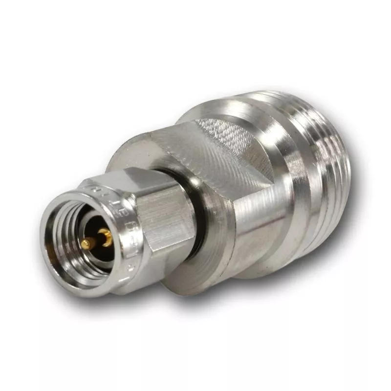 Telegärtner inter-serie coaxadapter SMA stekker naar N bus 50 Ohm DC-18 GHz