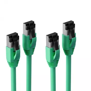 S CONN MAXIMUM CONNECTIVITY S/CONN Basic Cat. 8.1 F/FTP PIMF LSZH-patchkabel, groen, 10,0 m, 2-pack (SC08-41073-2)