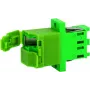 Telegärtner J08071A0028 LC/APC simplex adapter, groen, zirkonia huls