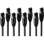 S CONN MAXIMUM CONNECTIVITY Cat. 8.1 F/FTP PIMF LSZH-patchkabel, 10m, zwart, 4-pack SC08-41075-4
