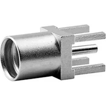 TELEGÄRTNER MMCX PCB-bus verbinder, recht, 50 Ohm, verguld, 5-pack (J01341A0161)
