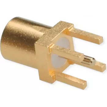 TELEGÄRTNER MMCX PCB-bus verbinder, recht, 50 Ohm, verguld, 5-pack (J01341A0161)