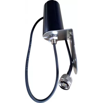 Wittenberg Antennen Poly-103555 5G LTE omnidirectionele antenne, 0,5 m kabel, N-aansluiting, 50 Ohm, wit