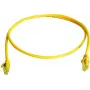 Telegärtner 100009282 RJ45 patchkabel, CAT 6, 25,0 m, geel, vlamvertragend, met knikbescherming