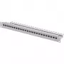 Telegärtner 24-poorts Cat.6 UTP patchpanel, 1U 19 inch rackmonteerbaar, lichtgrijs RAL 7035