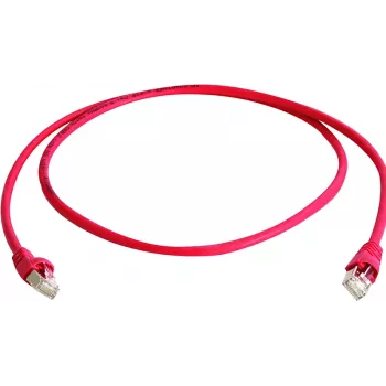 TELEGÄRTNER 100028072 Cat6a S/FTP patchkabel, 5,5 m, rood