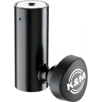 K&M 24528 verloopflens voor 38mm naar 35mm luidsprekerstandaards, zwart 24528-000-55