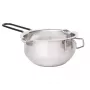 Lurch RVS bain-marie smeltkom, zilver, 11 cm diameter, 350 ml, met schenktuit en pansteunhaak (70276)