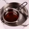 Lurch RVS bain-marie smeltkom, zilver, 11 cm diameter, 350 ml, met schenktuit en pansteunhaak (70276)