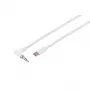 S CONN MAXIMUM CONNECTIVITY USB-C audiokabel, 3,5mm haakse stekker, TRS, wit, 1,2m (14-06126)