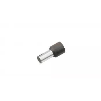 Cimco 187120 deelgeïsoleerde adereindhuls, 1,5 mm², zwart, 100 stuks