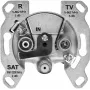 TechniSat TECHNIPRO SV600 V2 3-gats antenne-wandcontactdoos met DC-diode-ontkoppeling (tv, radio, SAT) 0004/3075