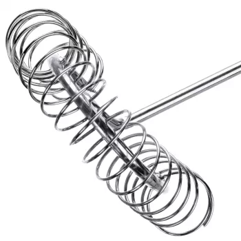 LURCH spiraal-gardeslagroomklopper TANGO zwart zilver 230050
