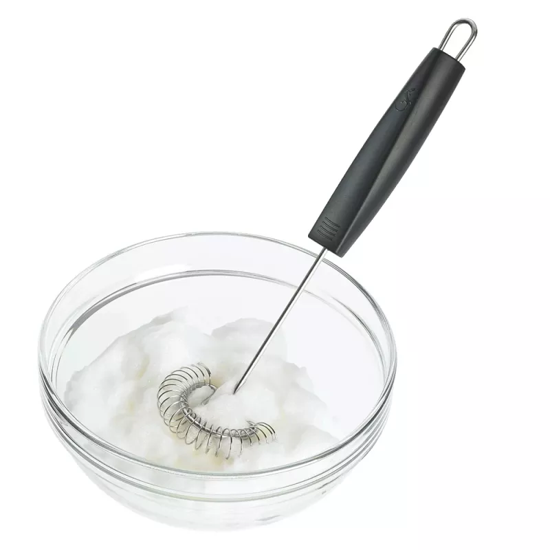 LURCH spiraal-gardeslagroomklopper TANGO zwart zilver 230050