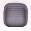 LURCH siliconen inzet voor heteluchtfriteuse, vierkant, 21 x 21 x 5 cm, antraciet 00070206