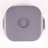 LURCH siliconen inzet voor heteluchtfriteuse, vierkant, 21 x 21 x 5 cm, antraciet 00070206