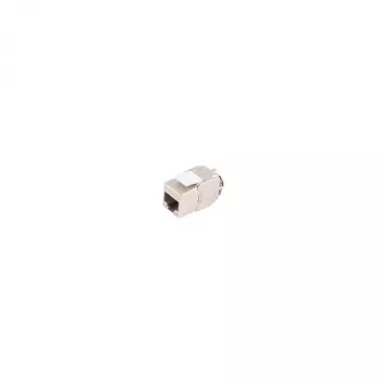 S CONN MAXIMUM CONNECTIVITY Cat.6a STP gereedschapsvrije Keystone-module RJ45, ReFix, zilver 08-10032