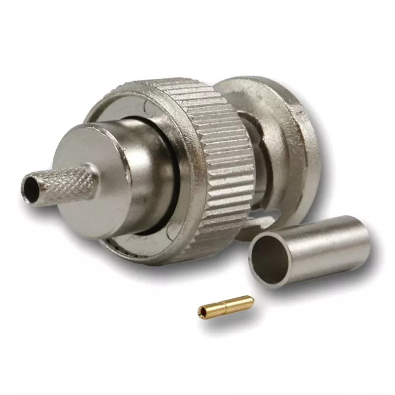 Telegärtner BNC-krimpkabelstekker G08, 50 Ohm, Professional, RD-316, 5 stuks (J01000A0043)