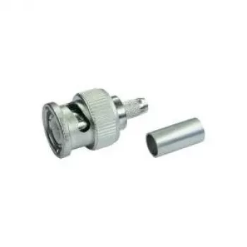 Telegärtner BNC-krimpkabelstekker G13/G50, 75 Ohm, Professional, 0,4/2,5, 5 stuks (J01002A1350)