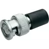 Telegärtner J01006A1373 BNC 93 Ohm coaxiale stekker, stekker, crimp/soldeer, vernikkeld messing