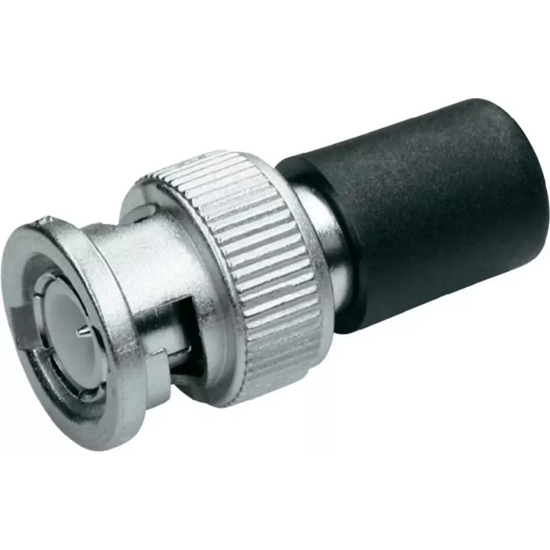 Telegärtner J01006A1373 BNC 93 Ohm coaxiale stekker, stekker, crimp/soldeer, vernikkeld messing