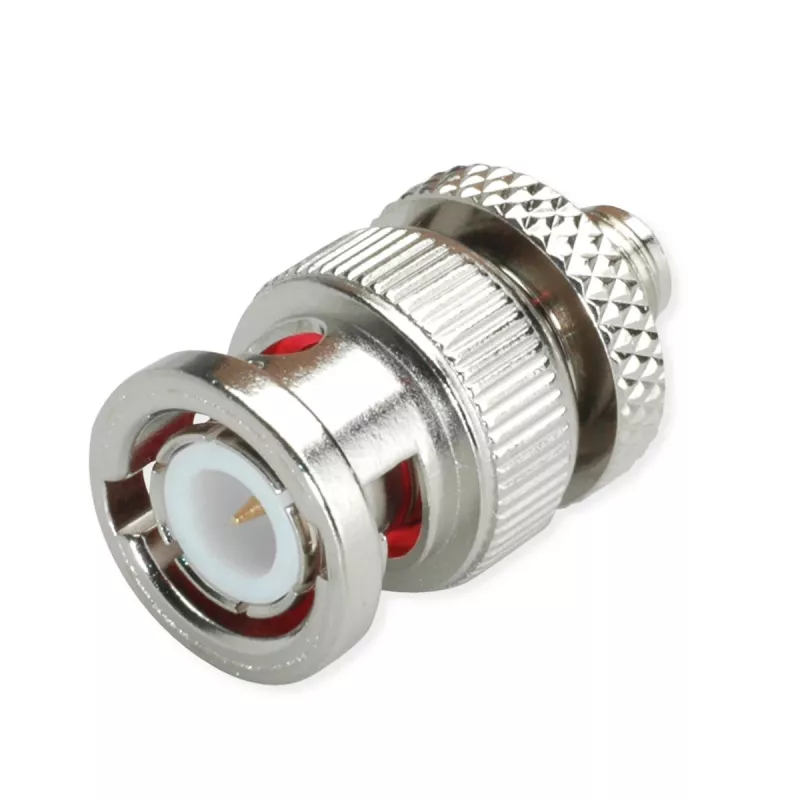 Telegärtner BNC-stekker naar SMA-bus HF coaxiale adapter, 50 Ohm, recht, J01008A0017