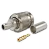 TELEGÄRTNER TNC rechte stekker voor RG-58 coaxkabel, crimp/soldeer, 50 Ohm, DC-11 GHz