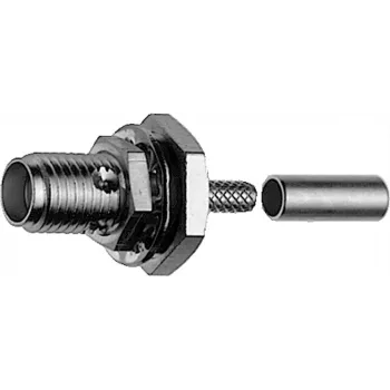 Telegärtner SMA-bus crimpverbinder voor RG-316/U, goud, 5-pack (J01151A0001)
