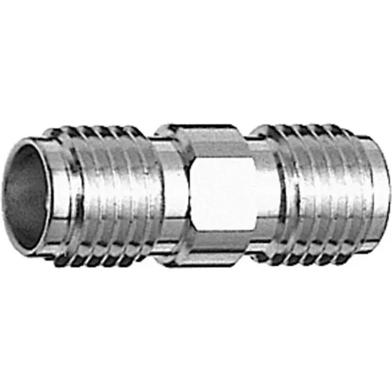 TELEGÄRTNER 100024790 SMA-bus naar SMA-bus coaxiale adapter, 50 Ohm, DC-18 GHz, vernikkeld messing