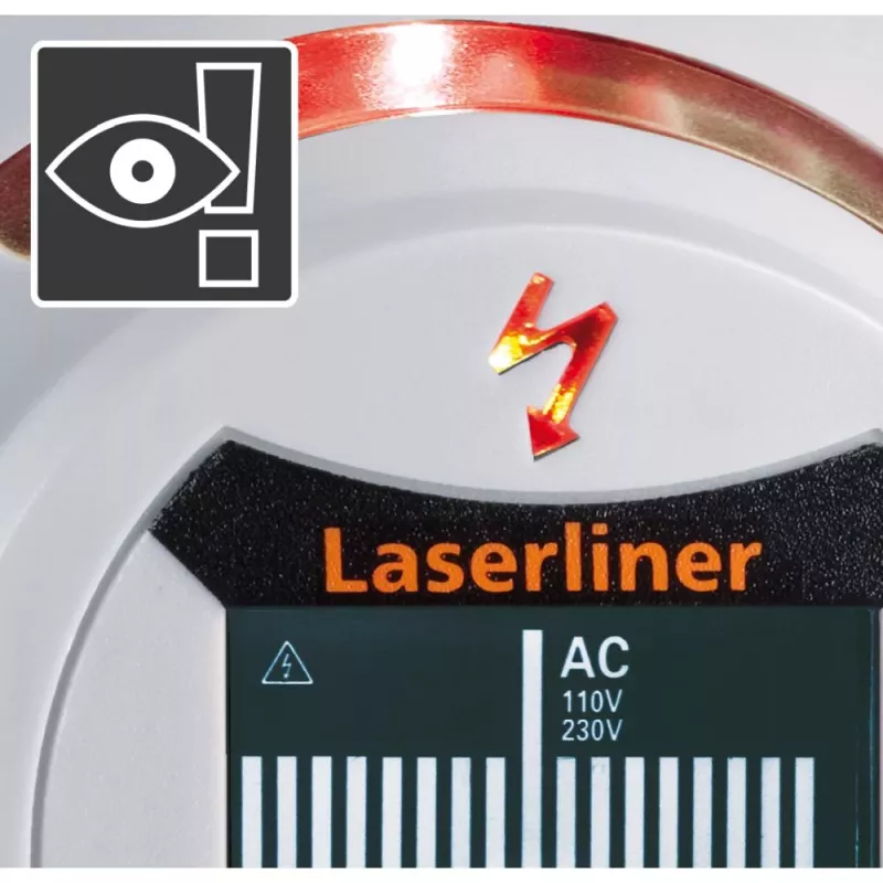 Laserliner StarFinder Plus 080.972E wand- en balkenscanner met hout-, metaal- en spanningsvoerende AC-kabeldetectie