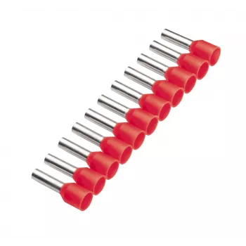 Cimco 187502 adereindhuls 1 mm² deels geïsoleerd rood 500 stuks