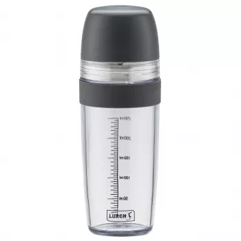 Lurch shaker grijs 250 ml dressing shaker met maatschaal 10023