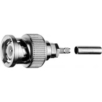 Telegärtner BNC kabelstekker crimp G08 50 Ohm, crimp/crimp, Professional, A2914, G08 (RD-316) (J01000B0022)
