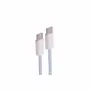 SHIVERPEAKS USB-C naar USB-C oplaadkabel, USB 2.0, 60W PD, blauw textiel, 1 m (BS14-21021)