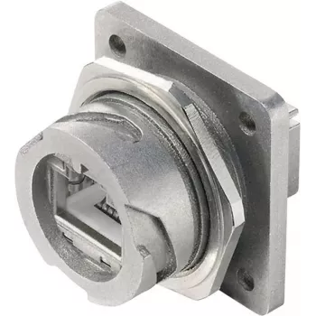 Telegärtner STX V1 RJ45 flensset metaal variant 1 koppeling, paneelmontage 8P8C J80020A0001
