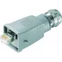 Telegärtner 100007467 sensor/actuator-connector RJ45 stekker, Cat.6A, afgeschermd, veldmonteerbaar, 1 stuk