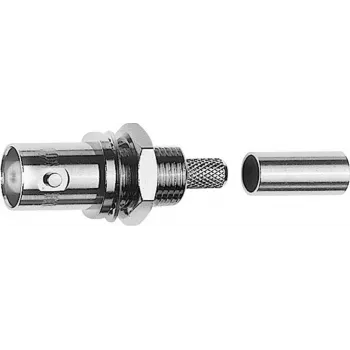 Telegärtner BNC kabelstekker bus crimp 50 Ohm voor RG-58 C/U (J01001A0078)