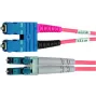 Telegärtner L00890C0038 glasvezelpatchkabel LC naar SC multimode, 50/125 µm, 1 m