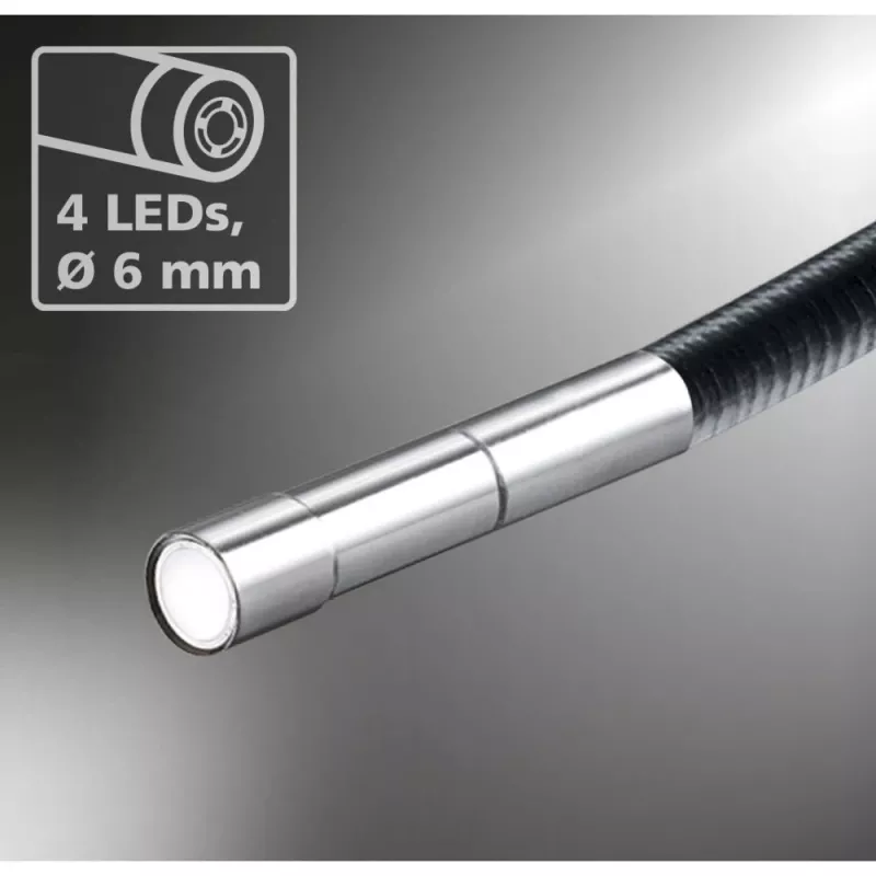Laserliner Micro Camera endoscoopsonde Ø 6 mm, 1,5 m, LED-verlichting (082.221A)