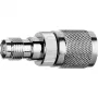 Telegärtner J01019A0002 UHF-naar-TNC-adapter, roestvrij staal, 50 Ohm