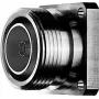 Telegärtner 7-16 DIN busconnector, paneelmontage, 50 Ohm, zilver