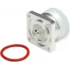 Telegärtner 7-16 DIN busconnector, paneelmontage, 50 Ohm, zilver
