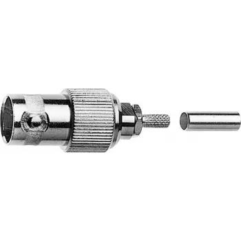 Telegärtner BNC kabelbus crimp G03 50 Ohm, crimp/crimp, A2913, G03 (RG178 B/U) - 1 stuk (J01001B0060)